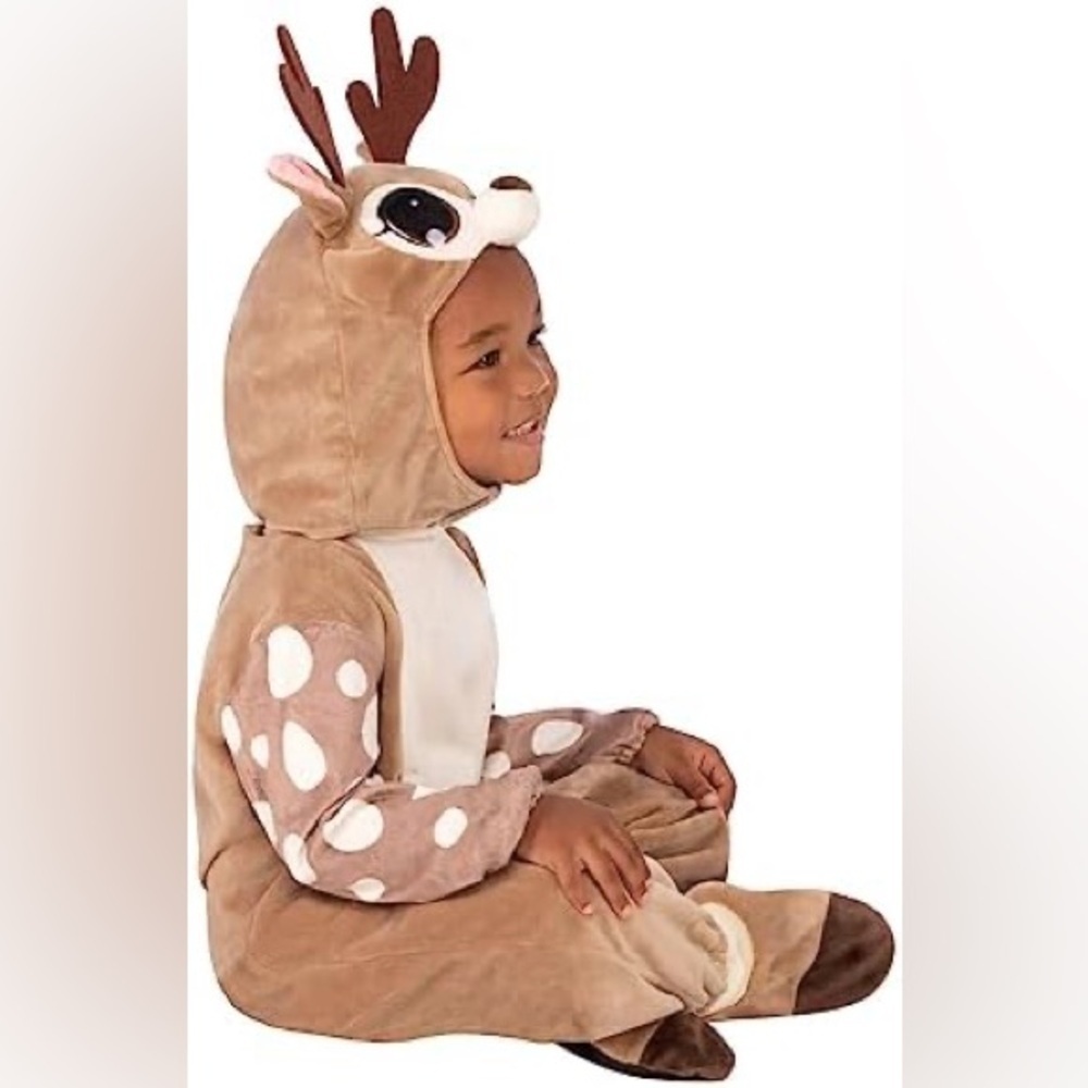Cute Brown Deer Costume with Hood - Picture 8 of 11